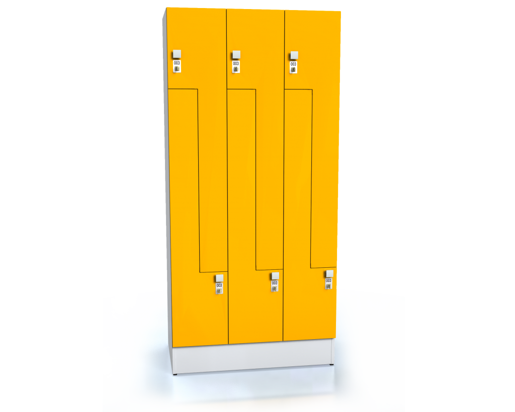 Premium lockers Z-shaped doors ALFORT AD 1920 x 900 x 520